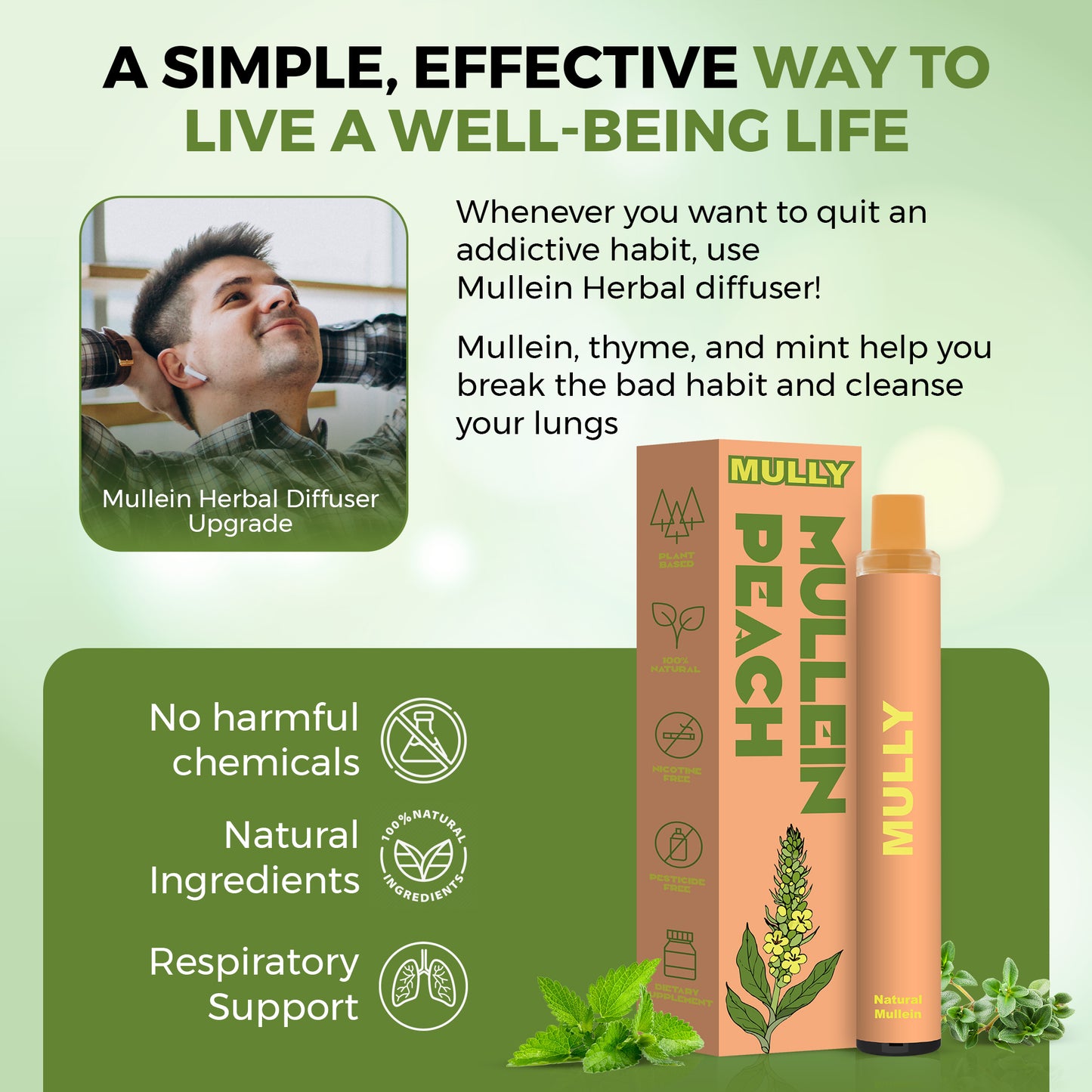 Mullein Peach Diffuser
